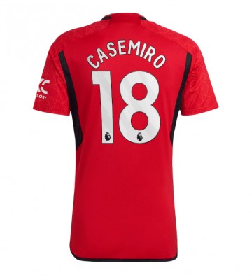 Manchester United Casemiro #18 Replica Home Stadium Shirt 2023-24 Short Sleeve